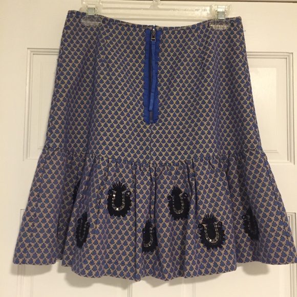 Anthropologie  Flounced Ruffled  Skirt - Picture 4 of 8